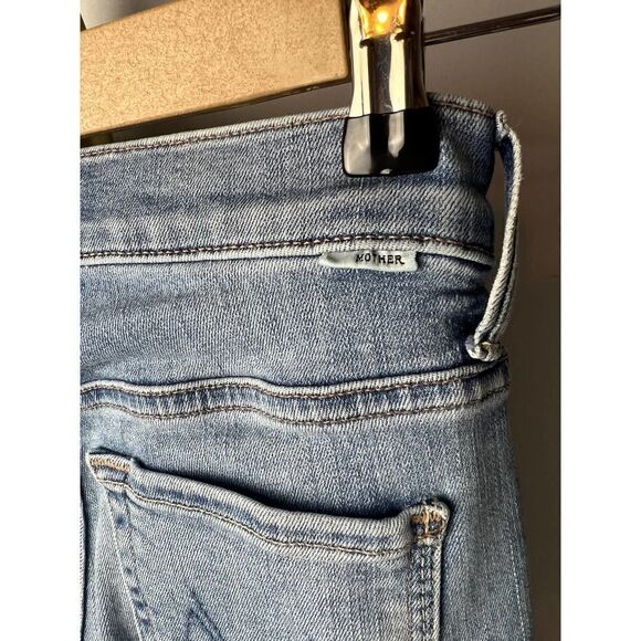 Mother Stunner Zip Ankle Step Fray Light Kitty Racer Sz. 24 - Picture 7 of 8